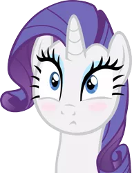 Size: 717x940 | Tagged: safe, artist:shadowweaver97, derpibooru import, rarity, pony, unicorn, simple ways, blushing, cute, eye twitch, female, image, looking up, mare, png, shocked, simple background, solo, transparent background, twitch, vector