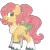 Size: 1280x1280 | Tagged: safe, artist:rohans-ponies, derpibooru import, posey, earth pony, pony, bow, chest fluff, deviantart watermark, female, freckles, g1 to g4, generation leap, image, looking at you, mare, obtrusive watermark, png, simple background, smiling, socks (coat marking), solo, tail bow, transparent background, unshorn fetlocks, watermark