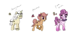 Size: 1983x993 | Tagged: safe, artist:smilesupsidedown, derpibooru import, oc, unofficial characters only, earth pony, pegasus, pony, unicorn, :p, base used, earth pony oc, eyelashes, horn, image, one eye closed, open mouth, pegasus oc, png, raised hoof, simple background, smiling, tongue out, transparent background, two toned wings, unicorn oc, wings, wink