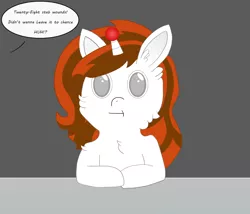 Size: 2000x1715 | Tagged: safe, artist:eminent entropy, derpibooru import, oc, oc:winter, ponified, unofficial characters only, pony, unicorn, blind, derpibooru exclusive, detroit: become human, dialogue, hornball, image, implied death, implied murder, meme, png, ponified meme, solo, text
