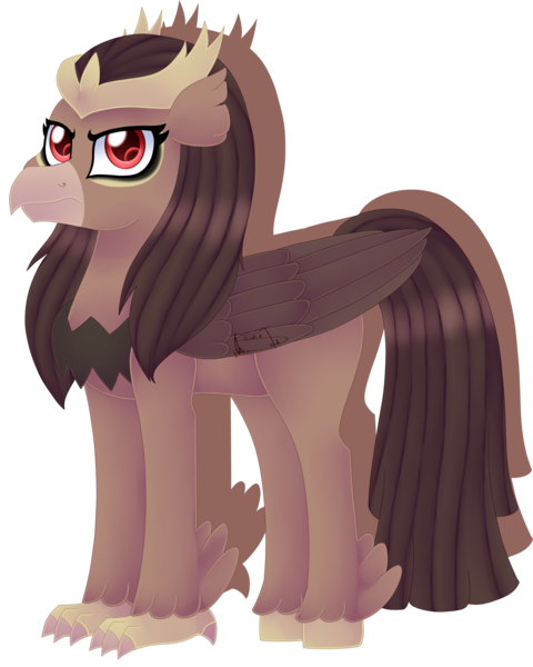 Size: 1920x2400 | Tagged: safe, artist:spokenmind93, derpibooru import, oc, hippogriff, noctowl, crest, crown, hippogriff oc, image, jewelry, png, pokémon, ponymon, regalia, solo