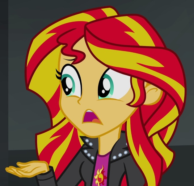 Size: 647x618 | Tagged: safe, derpibooru import, screencap, sunset shimmer, equestria girls, rainbow rocks, cropped, image, jpeg, solo