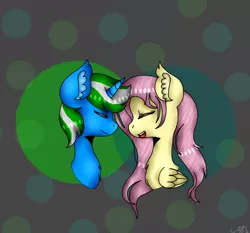 Size: 1500x1400 | Tagged: safe, artist:mooonkase girl, derpibooru import, fluttershy, oc, oc:igames, image, png, shipping