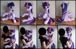 Size: 1671x1073 | Tagged: safe, artist:littlefairyswonders, derpibooru import, twilight sparkle, twilight sparkle (alicorn), alicorn, human, pony, cute, female, holding a pony, hug, hugging a pony, image, irl, photo, plushie, png, smiling, twiabetes