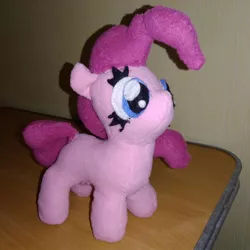 Size: 1080x1080 | Tagged: safe, artist:jbond, derpibooru import, pinkie pie, earth pony, pony, female, handmade, image, irl, jpeg, mare, photo, plushie, solo