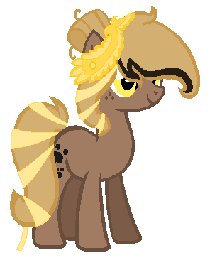 Size: 313x380 | Tagged: safe, artist:rochelle2014, derpibooru import, oc, unofficial characters only, earth pony, pony, ear piercing, earring, earth pony oc, female, image, jewelry, laurel wreath, mare, paw prints, piercing, png, simple background, smiling, solo, white background