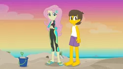 Size: 1909x1080 | Tagged: safe, artist:haileykitty69, derpibooru import, edit, edited screencap, screencap, fluttershy, equestria girls, equestria girls series, fake screencap, fluttermour, image, png, seymour skinner, the simpsons