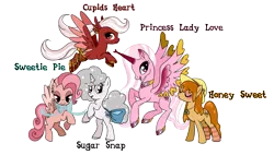 Size: 5697x3225 | Tagged: safe, artist:smilesupsidedown, derpibooru import, oc, unofficial characters only, alicorn, pegasus, pony, alicorn oc, eyelashes, eyes closed, female, hat, hoof polish, horn, image, mare, pegasus oc, png, rearing, simple background, smiling, transparent background, two toned wings, wings