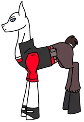 Size: 532x768 | Tagged: safe, artist:agdapl, derpibooru import, ponified, earth pony, pony, bald, clothes, crossover, heavy weapons guy, image, male, png, simple background, solo, species swap, stallion, team fortress 2, transparent background