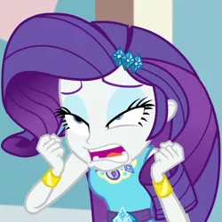 Size: 880x880 | Tagged: safe, derpibooru import, screencap, rarity, display of affection, equestria girls, equestria girls series, cropped, image, png, solo
