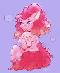 Size: 1920x2332 | Tagged: safe, artist:nyota71, derpibooru import, pinkie pie, earth pony, pony, belly fluff, body markings, bow, choker, colored hooves, colored pupils, cookie, ear fluff, eating, error, female, food, glitch, high res, image, jpeg, mare, pixel art, redesign, solo, tail bow