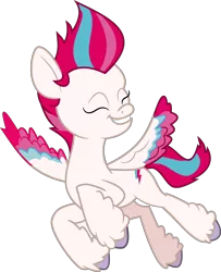 Size: 6400x7876 | Tagged: safe, artist:digimonlover101, derpibooru import, zipp storm, pegasus, pony, absurd resolution, colored wings, eyes closed, female, g5, image, mare, merchandise, multicolored wings, png, simple background, smiling, solo, transparent background, vector, wings