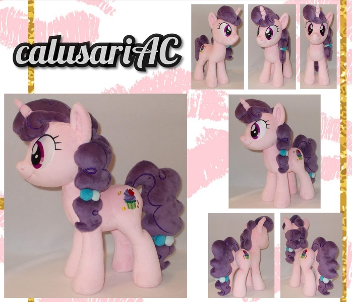 Size: 3813x3276 | Tagged: safe, artist:calusariac, derpibooru import, sugar belle, pony, high res, image, irl, jpeg, photo, plushie, solo