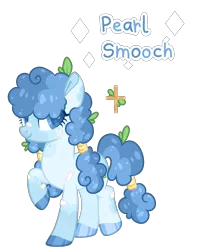 Size: 2100x2600 | Tagged: safe, artist:lilywolfpie-yt, derpibooru import, oc, oc:pearl smooch, unofficial characters only, earth pony, pony, earth pony oc, female, high res, image, magical lesbian spawn, mare, offspring, parent:bon bon, parent:lyra heartstrings, parents:lyrabon, png, simple background, smiling, solo, transparent background