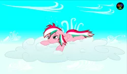 Size: 5100x3000 | Tagged: safe, artist:kyoshyu, derpibooru import, oc, oc:shuri cane, unofficial characters only, pegasus, pony, cloud, female, high res, image, mare, pegasus oc, png, solo, vector, wings