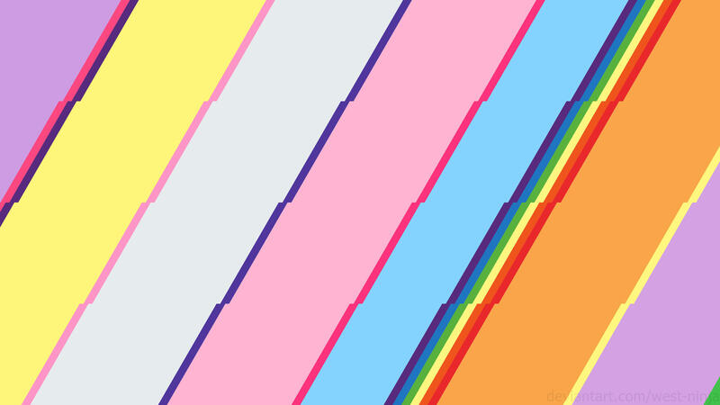 Size: 1920x1080 | Tagged: safe, artist:west-ninja, derpibooru import, applejack, fluttershy, pinkie pie, rainbow dash, rarity, spike, twilight sparkle, earth pony, pegasus, unicorn, absurd resolution, image, jpeg, mane six, minimalist, modern art