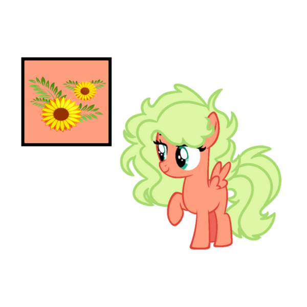 Size: 800x800 | Tagged: safe, artist:maiii-san, derpibooru import, oc, oc:rose petal, unofficial characters only, pony, cutie mark, female, filly, image, offspring, parent:big macintosh, parent:fluttershy, parents:fluttermac, png, raised hoof, simple background, transparent background