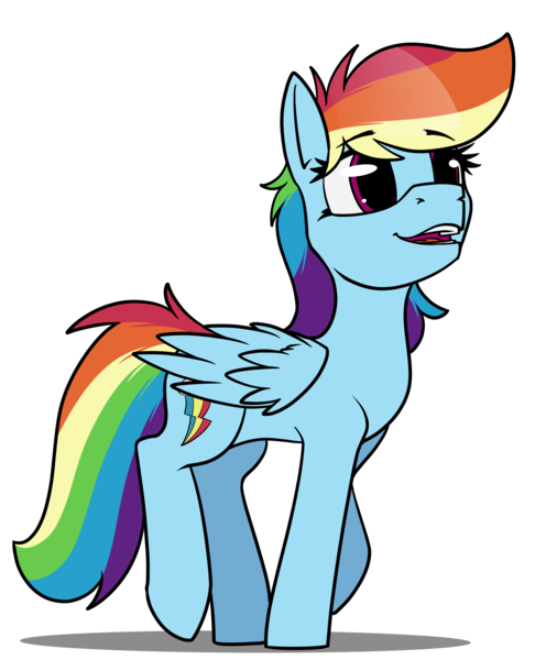 Size: 3800x4600 | Tagged: safe, artist:dacaoo, derpibooru import, rainbow dash, pegasus, pony, image, open mouth, png, smiling, solo