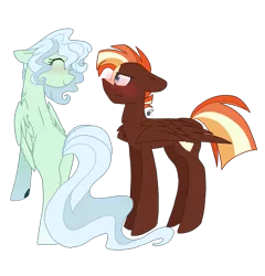 Size: 1919x2003 | Tagged: safe, artist:gallantserver, derpibooru import, oc, oc:parasprite, oc:solar saber, changepony, hybrid, pegasus, pony, disguise, disguised changeling, female, image, interspecies offspring, magical gay spawn, magical lesbian spawn, male, offspring, parent:flash sentry, parent:fluttershy, parent:queen chrysalis, parent:sunburst, parents:chrysashy, parents:flashburst, png, simple background, stallion, transparent background