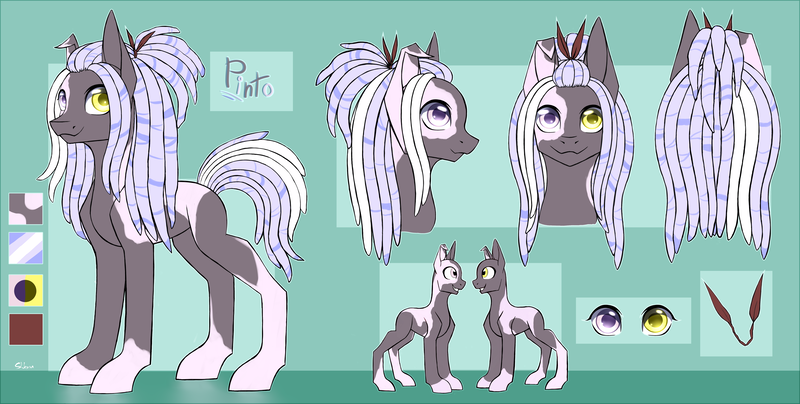 Size: 7920x4000 | Tagged: safe, artist:shkura2011, derpibooru import, oc, oc:pinto, earth pony, pony, image, male, png, reference sheet, solo, stallion