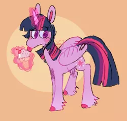 Size: 640x614 | Tagged: safe, artist:peskypawz, derpibooru import, twilight sparkle, twilight sparkle (alicorn), alicorn, pony, cute, female, food, ice cream, image, leg fluff, licking, magic, mare, png, solo, telekinesis, tongue out, twiabetes, unshorn fetlocks