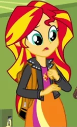 Size: 300x496 | Tagged: safe, derpibooru import, screencap, sunset shimmer, equestria girls, rainbow rocks, cropped, image, jpeg, solo