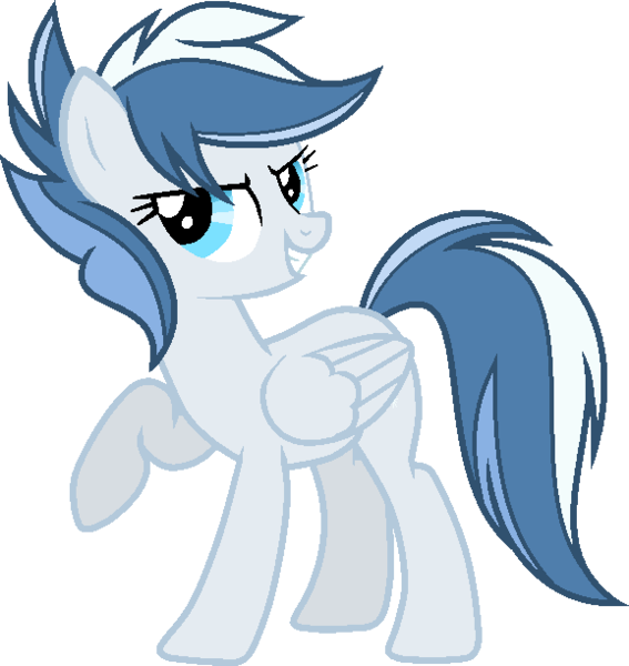 Size: 578x612 | Tagged: safe, artist:pegasski, derpibooru import, oc, oc:blizzard blast, pegasus, pony, female, image, mare, offspring, parent:double diamond, parent:night glider, parents:nightdiamond, png, simple background, solo, transparent background