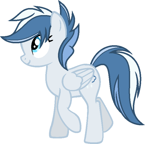 Size: 595x592 | Tagged: safe, artist:pegasski, derpibooru import, oc, oc:blizzard blast, pegasus, pony, female, image, mare, offspring, parent:double diamond, parent:night glider, parents:nightdiamond, png, simple background, solo, transparent background