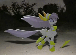 Size: 1000x720 | Tagged: safe, derpibooru import, editor:bobhershey, oc, oc:athena (shawn keller), unofficial characters only, pegasus, animated, derpibooru exclusive, guardians of pondonia, image, majestic as fuck, onomatopoeia, running, sound effects, webm