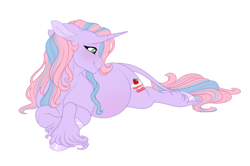 Size: 1024x683 | Tagged: safe, artist:gigason, derpibooru import, oc, unofficial characters only, pony, unicorn, female, horn, image, mare, png, pregnant, simple background, solo, transparent background, unicorn oc