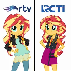 Size: 2289x2289 | Tagged: safe, derpibooru import, sunset shimmer, equestria girls, equestria girls series, forgotten friendship, friendship games, clothes, geode of empathy, image, indonesia, jacket, jewelry, jpeg, leather jacket, magical geodes, necklace, rcti, rtv, television