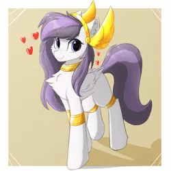 Size: 1024x1024 | Tagged: safe, artist:d.w.h.cn, derpibooru import, oc, oc:athena (shawn keller), pegasus, pony, chest fluff, cute, ear fluff, female, guardians of pondonia, heart, image, looking at you, mare, png, smiling, solo