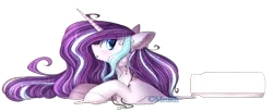 Size: 3000x1232 | Tagged: safe, artist:mediasmile666, derpibooru import, oc, oc:magical brownie, unofficial characters only, pony, unicorn, bottle, bust, ethereal mane, eye clipping through hair, eye reflection, female, floppy ears, gift art, image, jewelry, liquid, liquid pony, long mane, looking back, mare, melting, necklace, open mouth, png, pony in a bottle, profile, reflection, simple background, solo, starry mane, transparent background