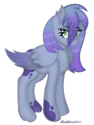 Size: 720x960 | Tagged: safe, artist:madlilon2051, derpibooru import, oc, unofficial characters only, gryphon, hybrid, pegasus, pony, cheek fluff, chest fluff, ear fluff, feather, female, fluffy, image, mare, original art, png, request, requested art, simple background, solo, transparent background, unamused, wings