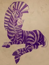 Size: 1374x1815 | Tagged: safe, artist:sitaart, derpibooru import, oc, unofficial characters only, zebra, image, jpeg, solo, zebra oc