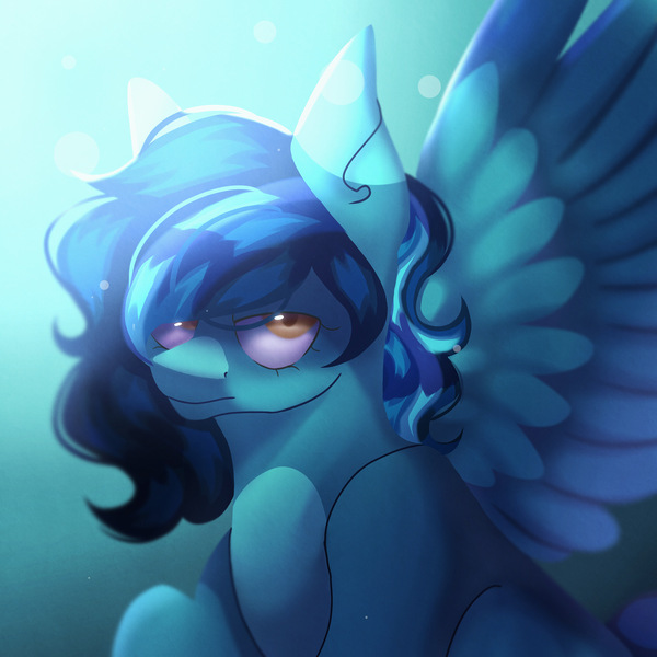 Size: 2048x2048 | Tagged: safe, artist:neonbugzz, derpibooru import, oc, pegasus, pony, abstract background, angry, image, jpeg, looking at you, solo, wings