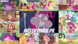 Size: 1280x721 | Tagged: safe, derpibooru import, edit, edited screencap, editor:quoterific, screencap, applejack, braeburn, donut joe, fluttershy, gummy, gustave le grande, mulia mild, pinkie pie, princess celestia, rarity, twilight sparkle, alicorn, alligator, donkey, earth pony, pegasus, pony, unicorn, a bird in the hoof, a friend in deed, castle sweet castle, every little thing she does, hearthbreakers, mmmystery on the friendship express, season 1, season 2, season 5, season 6, season 7, season 9, secrets and pies, swarm of the century, the ending of the end, the lost treasure of griffonstone, the return of harmony, the saddle row review, the summer sun setback, spoiler:s09, ^^, applejack's hat, cake, cowboy hat, crown, cute, diapinkes, donut, eating, eyes closed, female, food, friendship express, hat, image, jewelry, male, mare, messy eating, nose in the air, open mouth, pancakes, pie, pinkie being pinkie, pinkie pie is best facemaker, png, regalia, self ponidox, smiling, stallion, sugarcube corner, twilight's castle, unicorn twilight, volumetric mouth