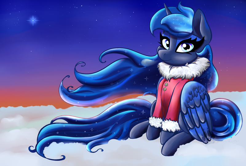 Size: 1930x1300 | Tagged: safe, artist:twilightwolf91, derpibooru import, princess luna, unicorn, spoiler:mlp friendship is forever, commissionopen, fanart, image, mlpart, png, solo