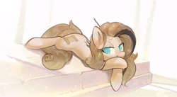 Size: 3851x2110 | Tagged: safe, artist:mirroredsea, derpibooru import, oc, oc:hyra glyph, unofficial characters only, earth pony, pony, image, jpeg, lidded eyes, looking at you, solo