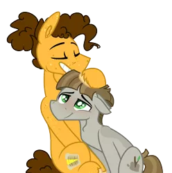 Size: 1437x1447 | Tagged: safe, artist:fcrestnymph, derpibooru import, cheese sandwich, mudbriar, pony, base used, gay, image, male, png, shipping, simple background, transparent background