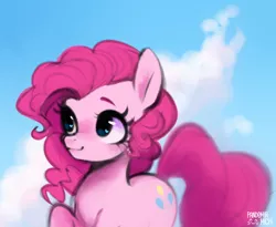 Size: 838x686 | Tagged: safe, artist:pandemiamichi, derpibooru import, pinkie pie, pony, image, png, solo