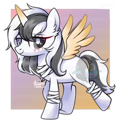 Size: 2150x2200 | Tagged: safe, artist:thanhvy15599, derpibooru import, oc, oc:sanria light, unofficial characters only, pony, unicorn, base used, commission, fake alicorn, fake wings, female, high res, horn, image, mare, png, solo, unicorn oc