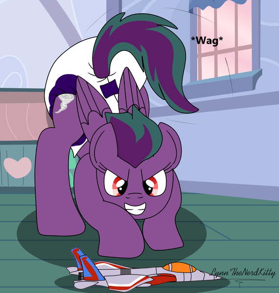 Size: 2839x2986 | Tagged: suggestive, artist:lynnthenerdkitty, derpibooru import, slipstream, pegasus, pony, diaper, diaper fetish, fetish, image, jet, png, starscream, transformers