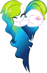Size: 6296x9800 | Tagged: safe, artist:malwinahalfmoon, derpibooru import, oc, oc:magnolia griffonheart, pony, eyes closed, female, heart pony, image, mare, png, simple background, solo, transparent background, vector