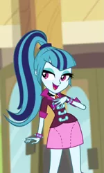 Size: 427x714 | Tagged: safe, derpibooru import, screencap, sonata dusk, equestria girls, rainbow rocks, battle of the bands, cropped, image, png, solo