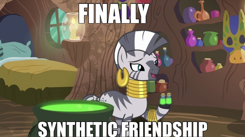 Size: 1278x715 | Tagged: safe, derpibooru import, screencap, zecora, zebra, she talks to angel, female, image, jpeg, meme, ponified meme, potion, solo, zecora's hut