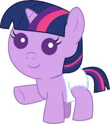 Size: 1693x1910 | Tagged: safe, artist:mighty355, derpibooru import, twilight sparkle, pony, baby, baby eyes, baby pony, babylight sparkle, cute, cute baby, dawwww, diaper, diapered, female, filly, filly twilight sparkle, foal, habby baby, happy, image, infant, infant twilight, newborn, newborn baby, newborn filly, newborn foal, newborn infant, png, vector, waving, white diaper, younger