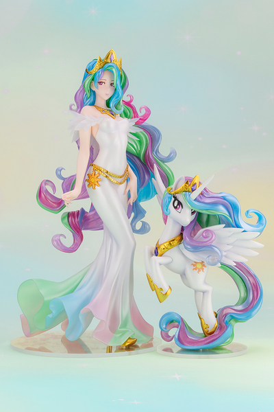 Size: 667x1000 | Tagged: safe, derpibooru import, kotobukiya, princess celestia, human, bishoujo, image, jpeg, merchandise, statue, toy