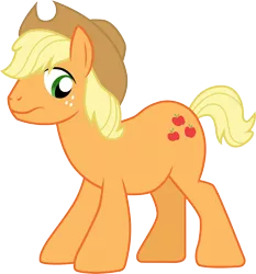 Size: 3000x3221 | Tagged: safe, artist:cloudyglow, derpibooru import, applejack, big macintosh, earth pony, pony, magic duel, .ai available, absurd resolution, disguise, image, male, png, simple background, solo, stallion, transparent background, vector