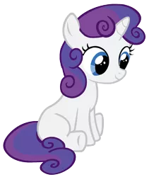 Size: 1500x1775 | Tagged: safe, derpibooru import, edit, vector edit, rarity, sweetie belle, pony, ponyar fusion, fusion, image, palette swap, png, recolor, simple background, solo, transparent background, vector